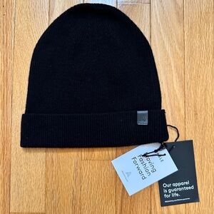 Able Classic Black Knit Beanie